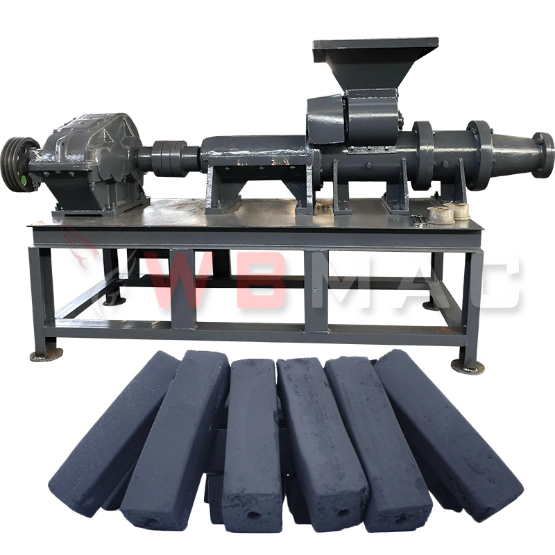 Screw Type Biomass Briquette Machine/charcoal Briquette Stick Making Machine/philippines Charcoal Making Machine