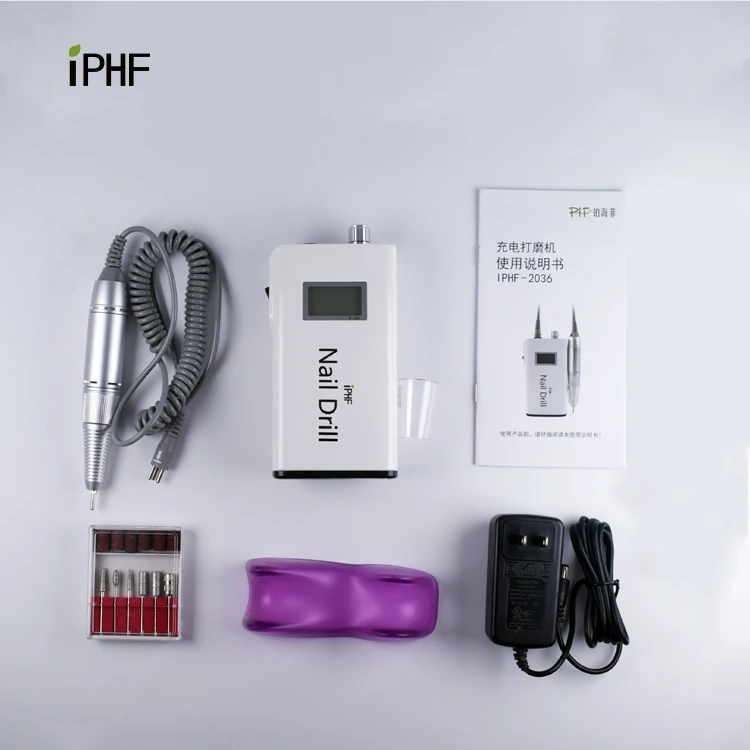 High Powerful Professional Machine 30000 Rpm Electric Nail Drill Key Power Electronic Output Feature Cordless Drill Machine