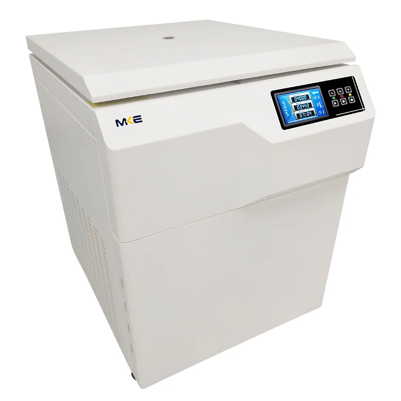 Large Capacity Blood Centrifuge with 4x1000ml Swing Bucket Rotor 8000rpm Max Speed and 11620xg Max RCF