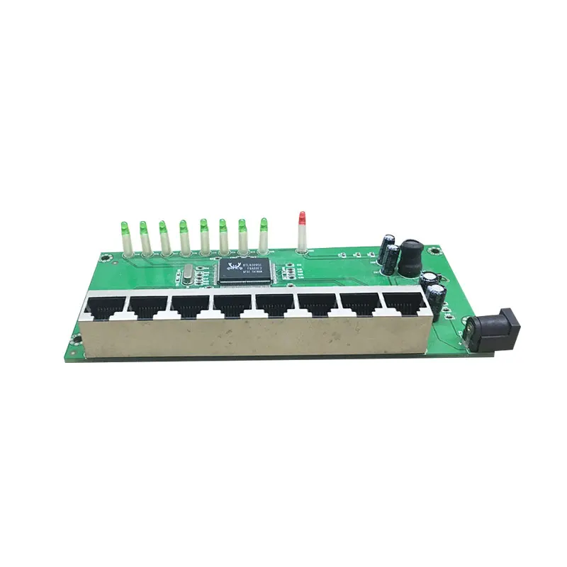 Realtek Chipset 8 Port Ethernet Switch Module with High Performance