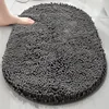 Oval-thick dense-pvc sole-dark gray