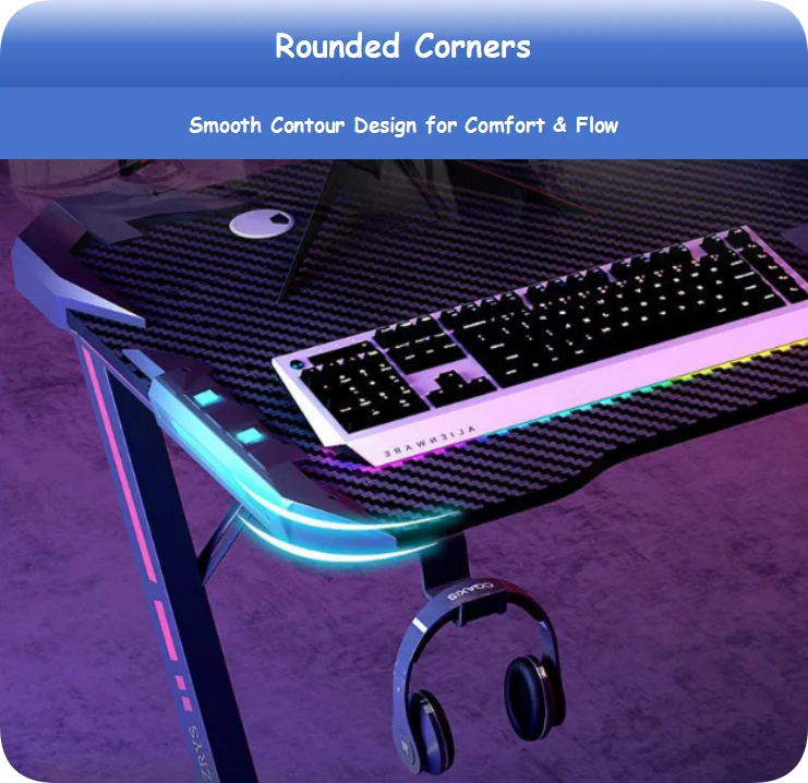 product hot sale gaming desk for gamer gaming table with rgb computer desk with cup holder z sharped gaming tables-6