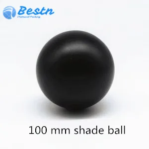 100mm Sun Protection Black Plastic HDPE UV Resistance Shade Hollow Ball for Saving Water