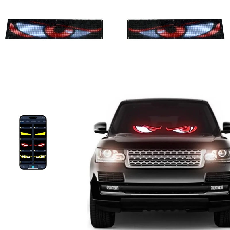 アプリでプログラム可能なフレキシブルソフトLEDディスプレイ画面