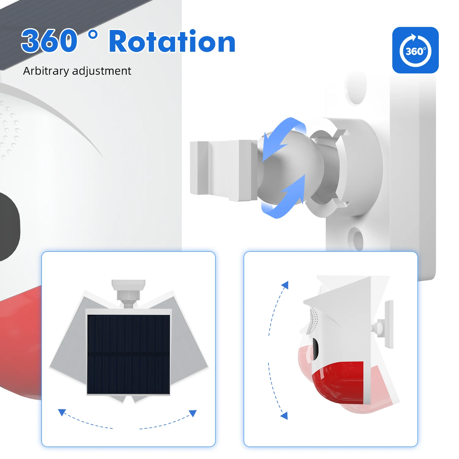 Wireless Remote Control PIR Senors Alarm Outdoor Waterproof Solar Powered Infrared Motion Induction Voice Alarm
