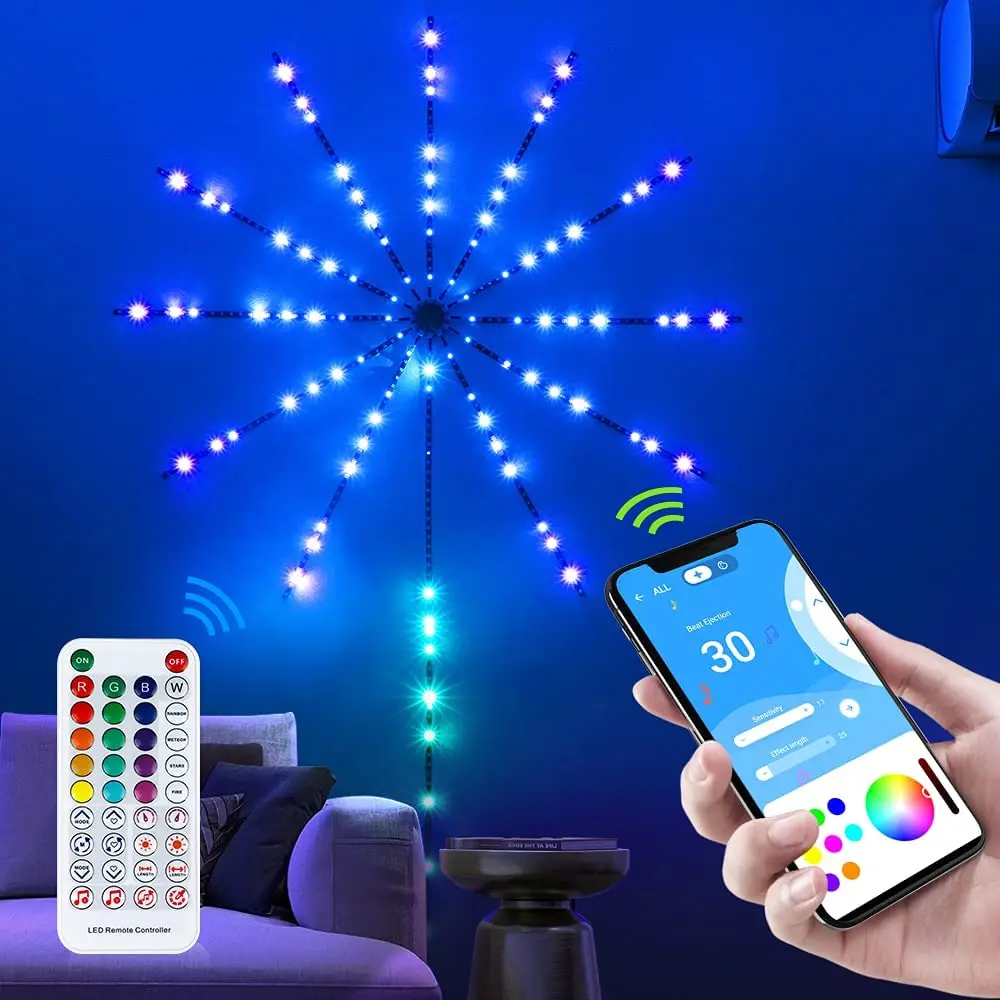 Lampu Setrip Led Warna Mimpi,Lampu Setrip Led Sinkronisasi Musik Berubah  Warna,Kendali Suara,Kit Lampu Musik Untuk Bar,Pesta,Liburan - Buy Kembang  Api Lampu Strip Led,Led Kembang Api Lampu,Lampu Led Strip Product On  Alibaba.com