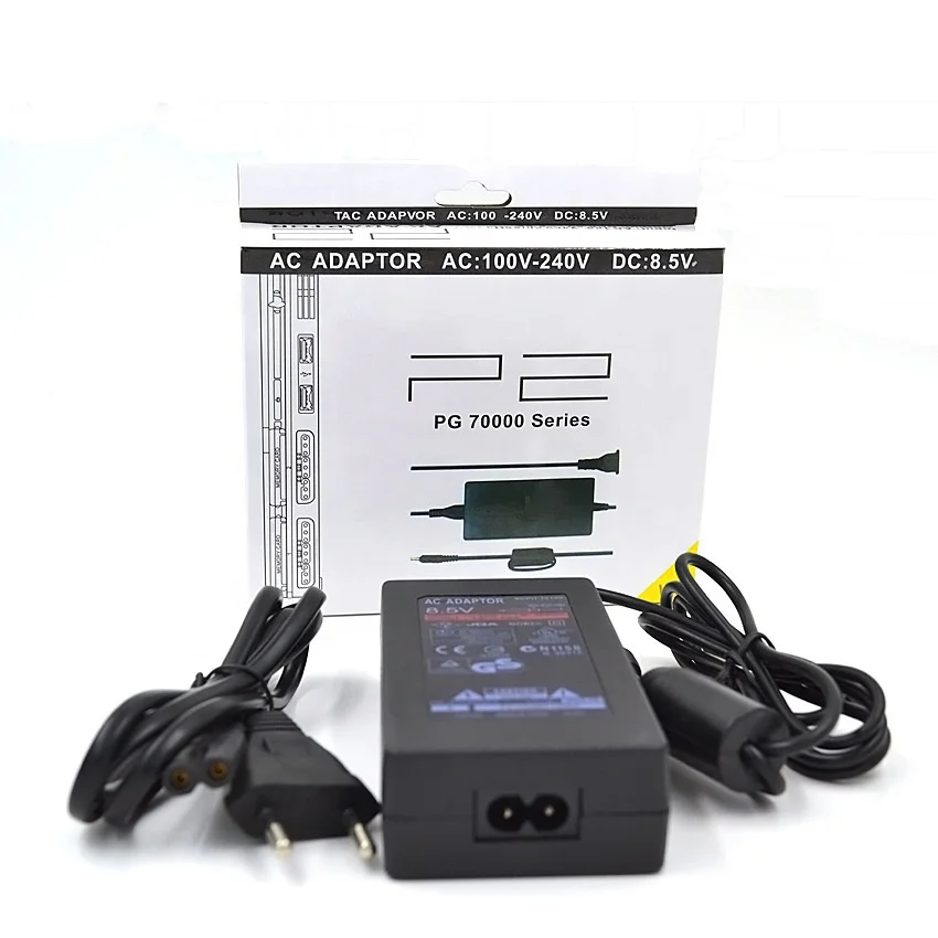 ソニー PS2 70000 スリムゲーム機用米国プラグACアダプター充電器電源