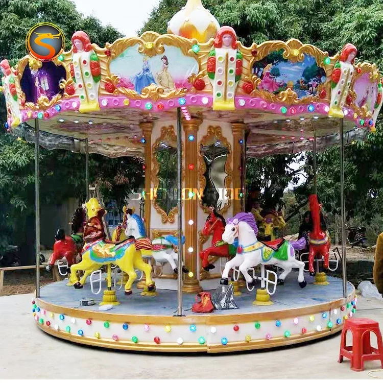 Merry Go Round Parc d'attractions Carrousel Tour de jouet Rond