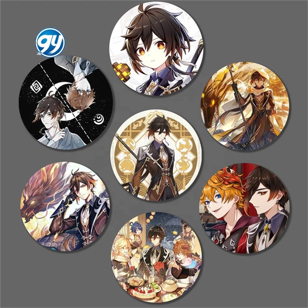 Broche De Desenho Animado Genshin,Acessório De Impacto De Desenho Animado -  Buy Anime Crachá,Japanese Anime Crachá,Frete Grátis Anime Figura Cosplay  Emblema Do Pin Genshin Impacto Zhongli Mochila Botão Ícone Dos Desenhos  Animados