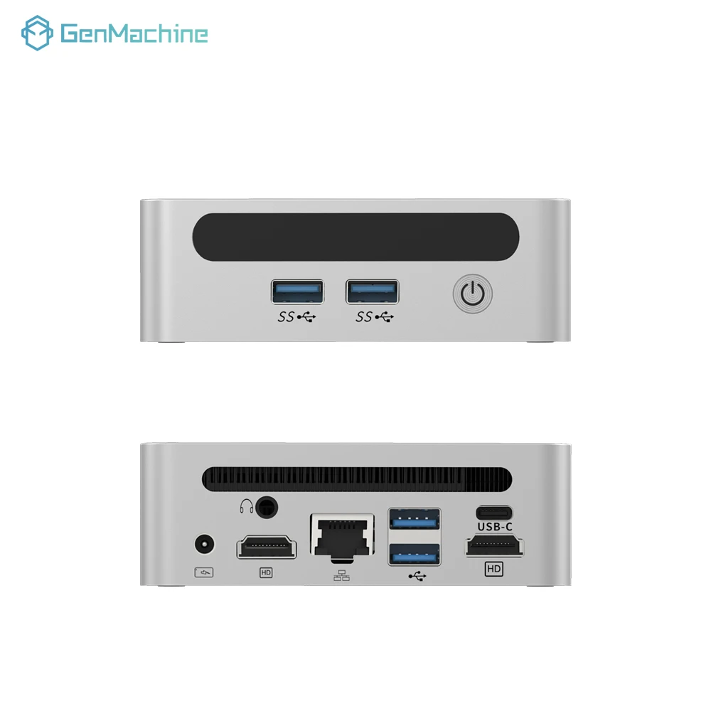 Genmachine Ren7000 PRO - Compact Mini PC with AMD Ryzen 7