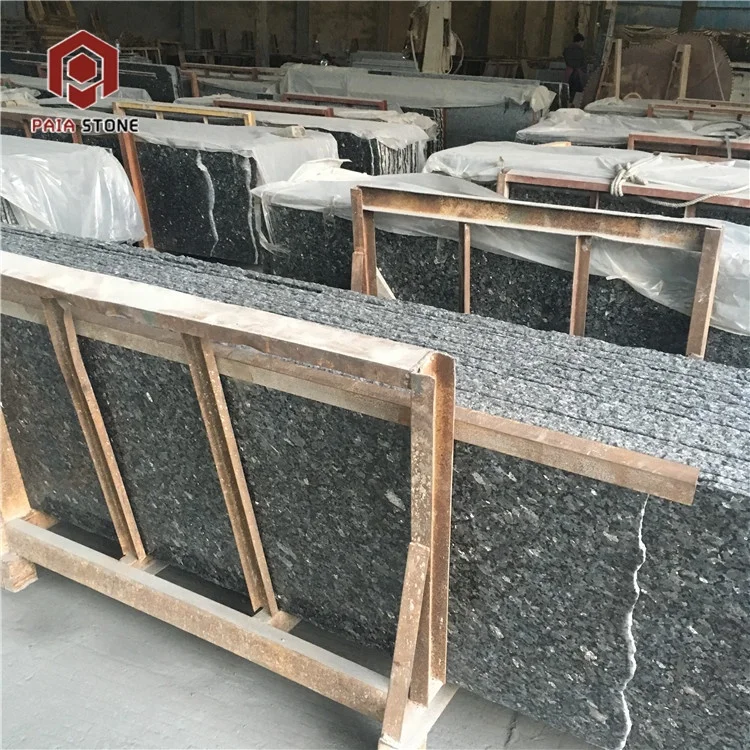 product price of per meter natural 20mm slab blue pearl granite slabs for kitchen design-0