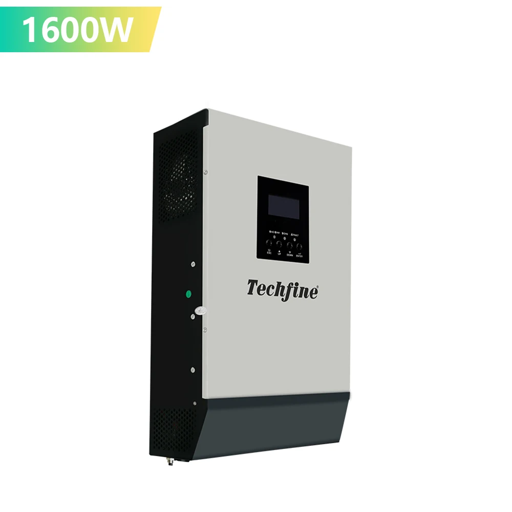 Low Frequency Hybrid Solar Inverter High Efficiency Manufacturer 2KVA  Inverter 24V 220V 1600W