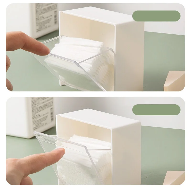 Household Mini No Punching Waterproof Wallmounted Stackable Flip Cover Plastic Storage Box