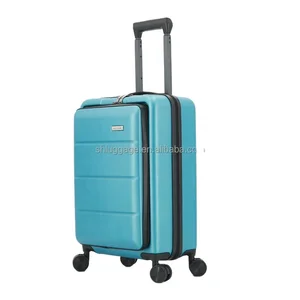 Front Open Pocket Luggage Bag Travel Trolley Suitcase Carry on Luggage Hard case Trolley Bag Travel Suitcase