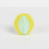 Moyen 4cm jaune bleu brillant