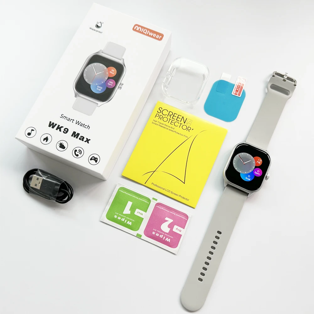 2024 Yaomax WK9 MAX Smartwatch femmes hommes multi-fonction BT appel Sport montre avec réveil calendrier