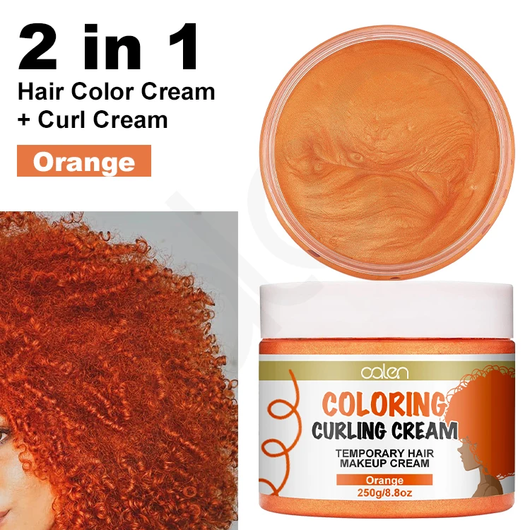 Luxfume Private Label 2 In 1 Boost Hair Curl And Hair Dye Color