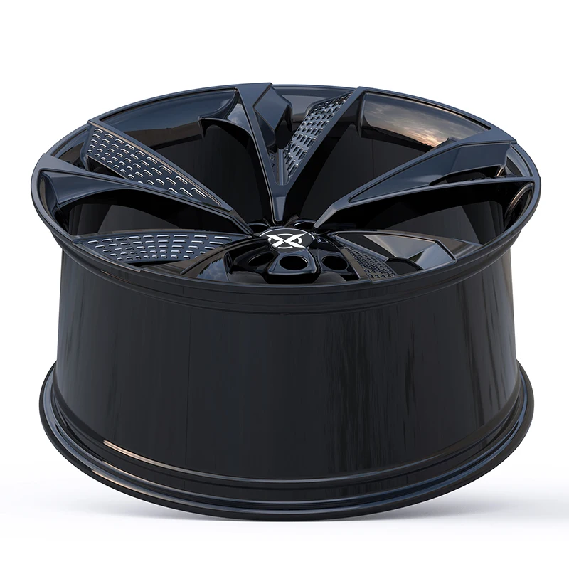 Custom Monoblock Forged Gloss Black Aluminum Alloy Wheels For Audi ...