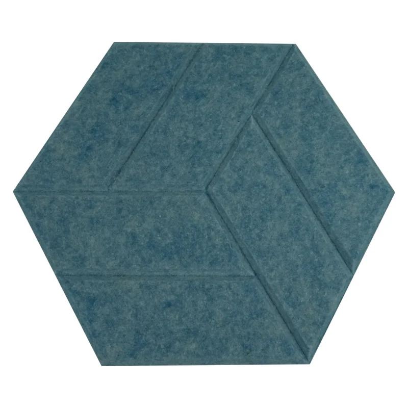 YuanYuan Modern Design Soundproof Honeycomb 3D PET Acoustic Foam Panel Polyester Acoustic Panels for Studio Soundproofing