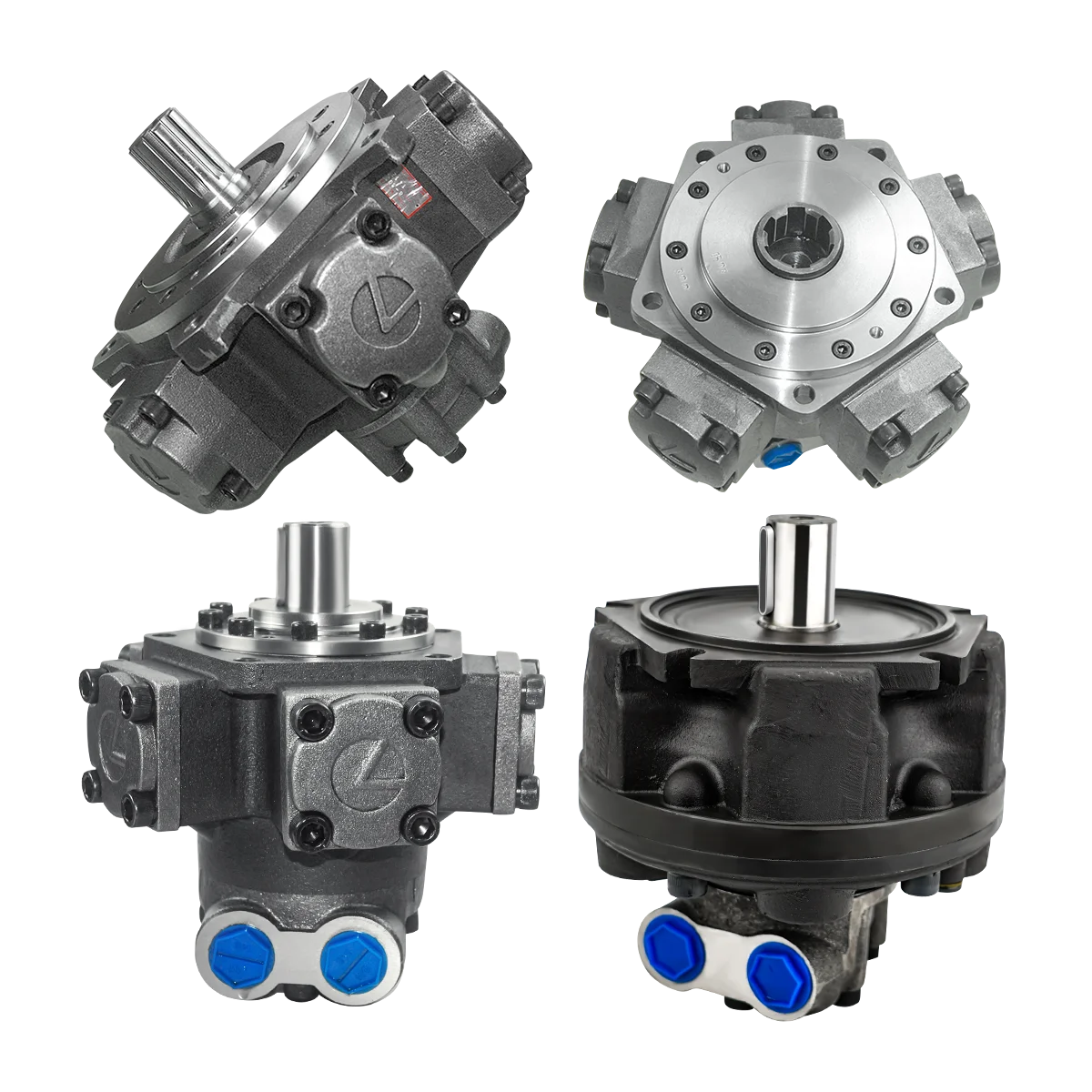 Low-speed High Torque Intermot IAM LED LD3-350 Haft and Connecting Rod Internal Spline Five Star Hydraulic Radial Piston Motor