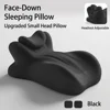 Black [Arc-shaped Pillow Prone Sleeping Pillow]38*55*25cm