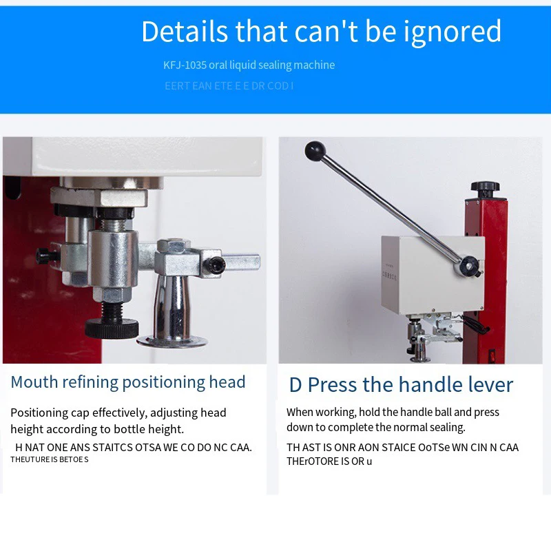 Machine de capsulage liquide orale de bouteille de parfum de pénicilline de serrure 3