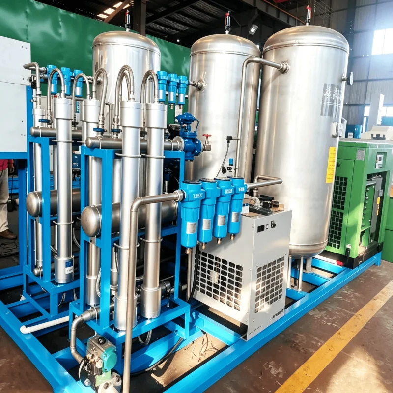 Oxygen Membrane Genarator; Oxygen Flow Rate:1 - 30000 Nm³/h; Oxygen Purity (P