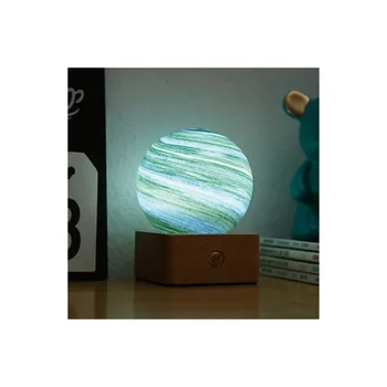 Romantic Star Bar Mini Table Lamp LED Night Bedroom Living Room Bedside Lamp USB Charging Touch Dimming Planet Ball Night Lamp