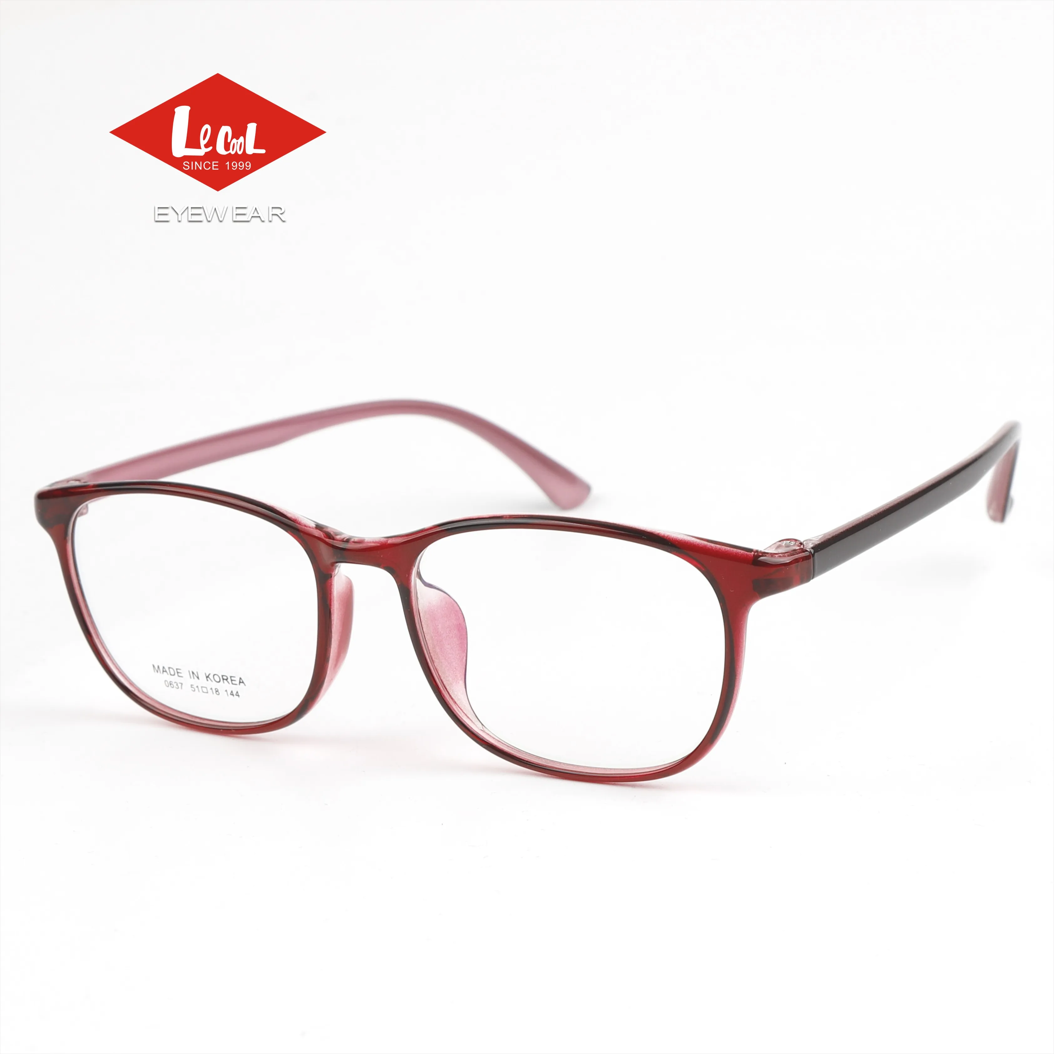 Online Red TR90 Asian Fit Eyewear Designer Women's Anti Radiation