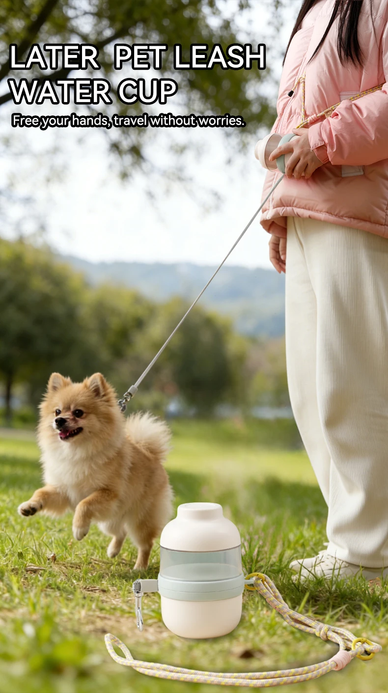 New 3-in-1 Pet Water Cup Travel Pet Supplies Dog Drinking cat Eating Portable Outside Water Cup details