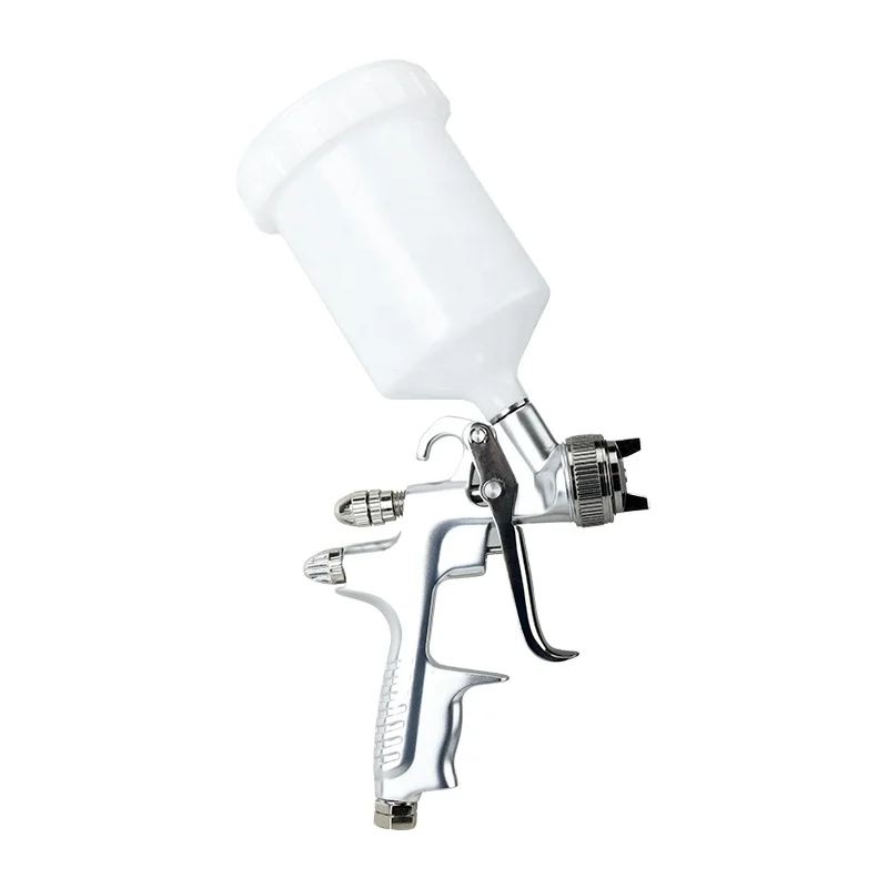 RONGPENG R802 Professional HVLP Spray Gun Aluminum Forged Paint Gun Body Pneumatic Spray Gun Gravity Feed
