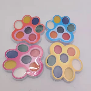 Portable Water Colors Paints Set Beginner Artists Paper Oval 3ml Art for Kids Children Students Adults Painting 7colors