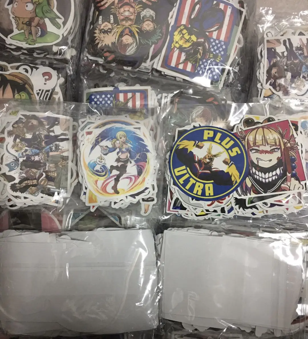 50 Pcs/pack Anime Stickers Dbz My Hero Academia Sailor Moon Luffy Sanji