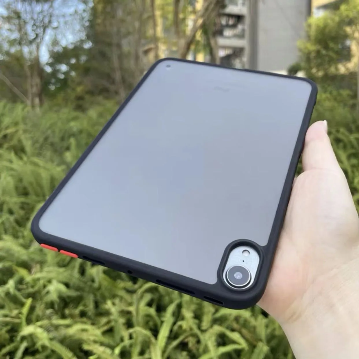product laudtec frosted translucent tpu pc tablet protective case for ipad 10th generation simple business cover shockproof shell pbk317-9