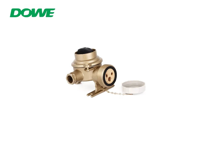 500V Marine CZKH109 Brass Socket With Switch Grounding Device