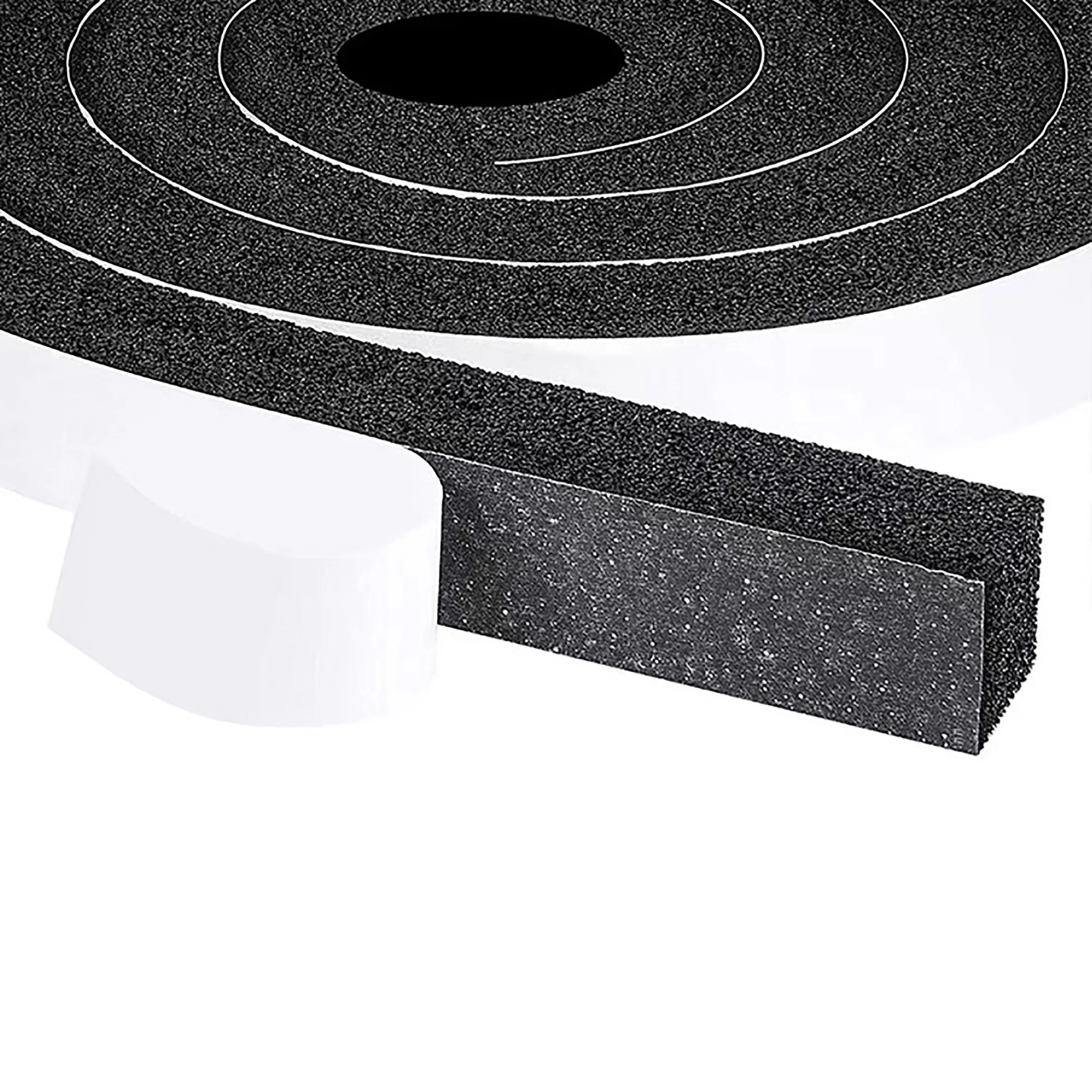 Closed Open Cell Pvc Pu Neoprene Sbr Epdm Foam Rubber Seal Strip Adhesive Backed