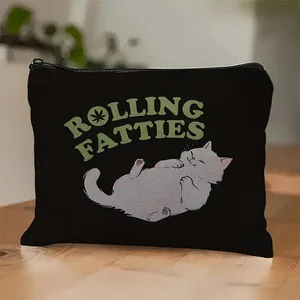 Christmas Gifts DIY Travel Makeup Pouch - Women's Custom Monogram Toiletry Bag & Cosmetic Organizer