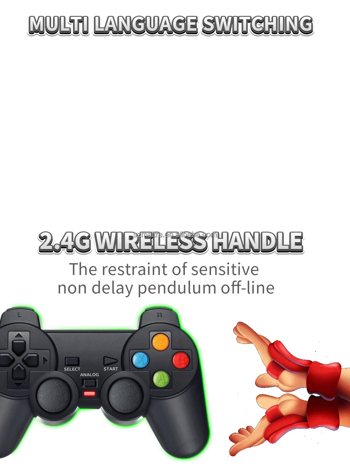I3 Teleportation Magic Box Notalgic Classic Games 3D RockeRepresent 4K HD Video Game Console Android Hisilicon Wireless Game Box
