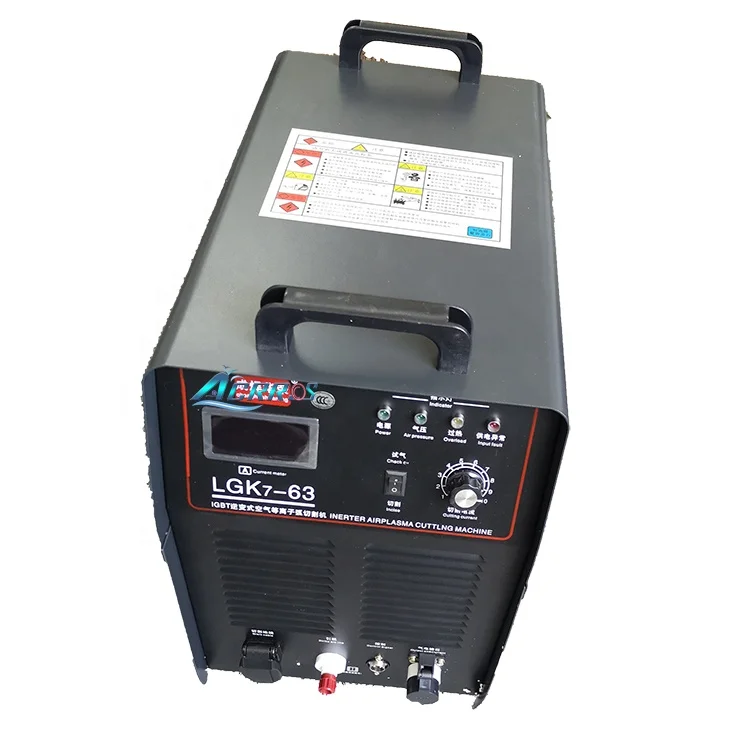 Huayuan 63A CNC Plasma Cutter 380V Power Source for Cutting Thick Materials up to 10mm for Sale