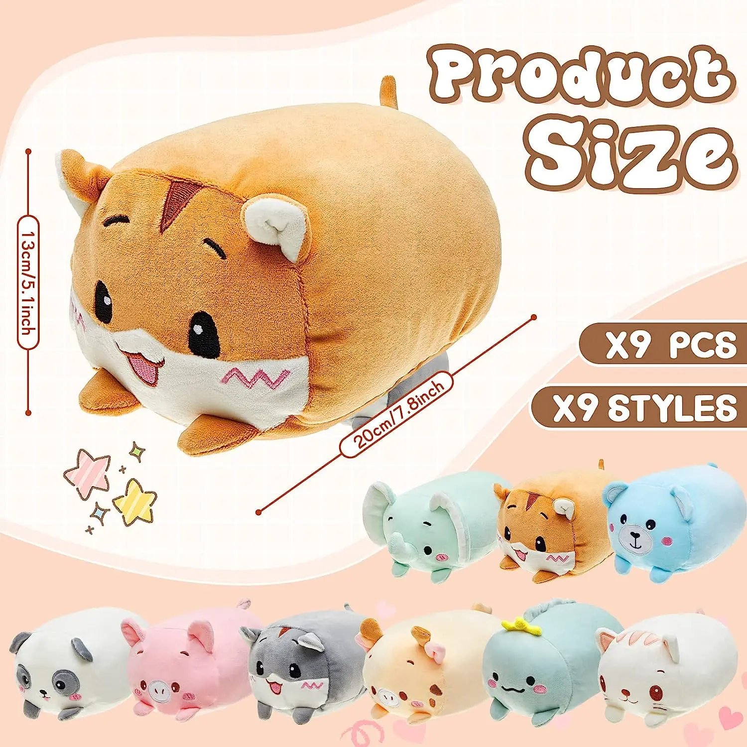 20cm Cute Shiba Inu Dog Plush Toy Stuffed Soft Animal Corgi Chai Pillow ...