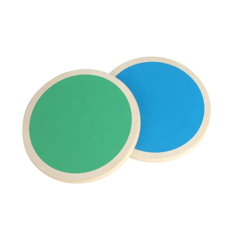Customize Bright Colored Wooden Balanced Stepping Stone Kids Stepping Stones with 6 Colors for Indoor and Outdoor Toy