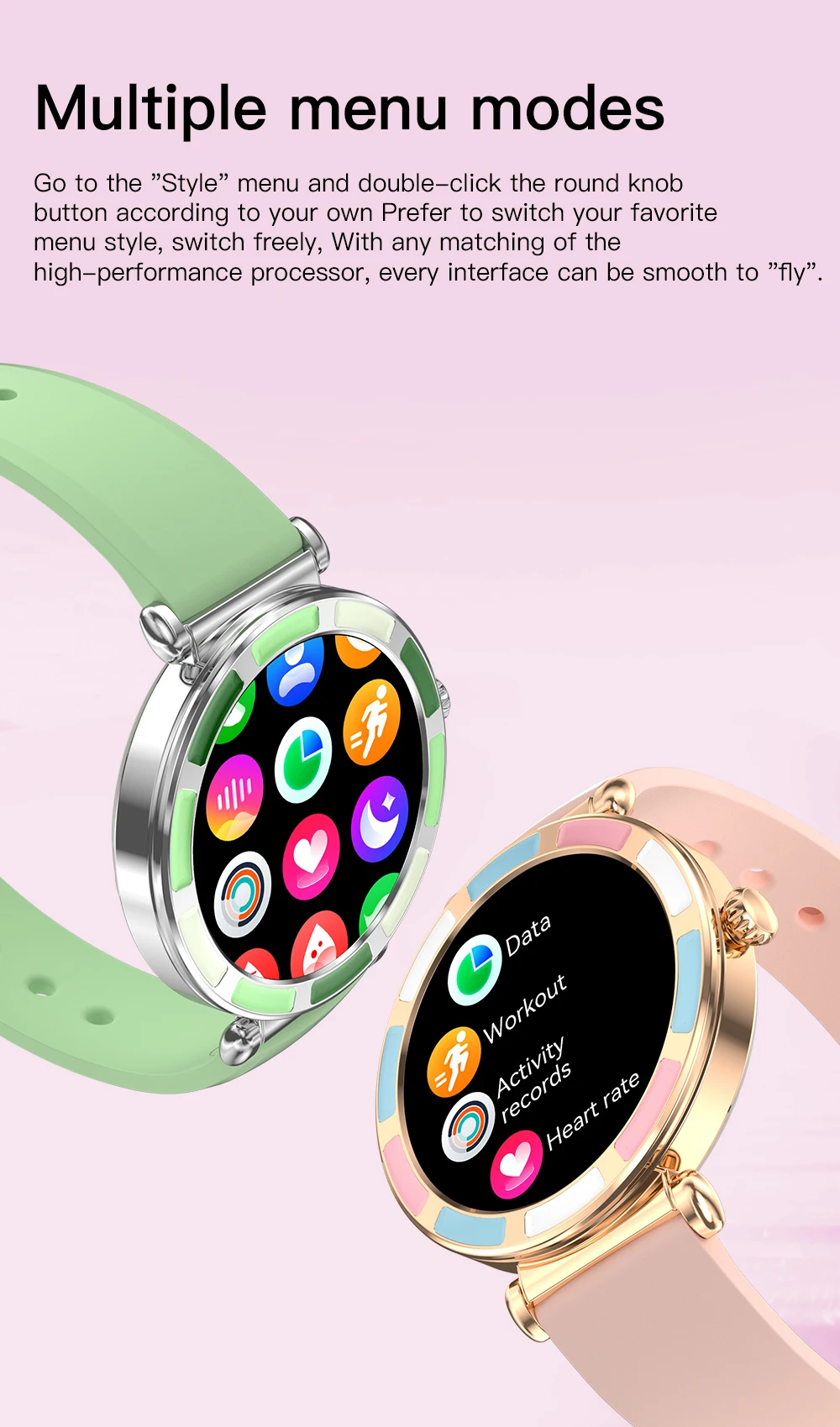 P61 Sanvnet 2025 Smart Watch Fitness Tracker Dynamic Heart Rate Blood Pressure Multi-sport Mode High Quality Women's Smart Watch - Buy Call Answering Smart Watch video Calling Smart Watch fitness Smart Watch message Reminder Smart Watch heart Rate Monitoring Smart Watch bluetooth Call Smart Watch heart Rate Tracking Smart Watch activity Tracking Smart Watch