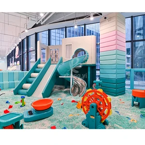 All-in-One Children Sandpit and Play Set Kids Indoor Playground Large Sandbox with High Quality Features and Sand Toys Included