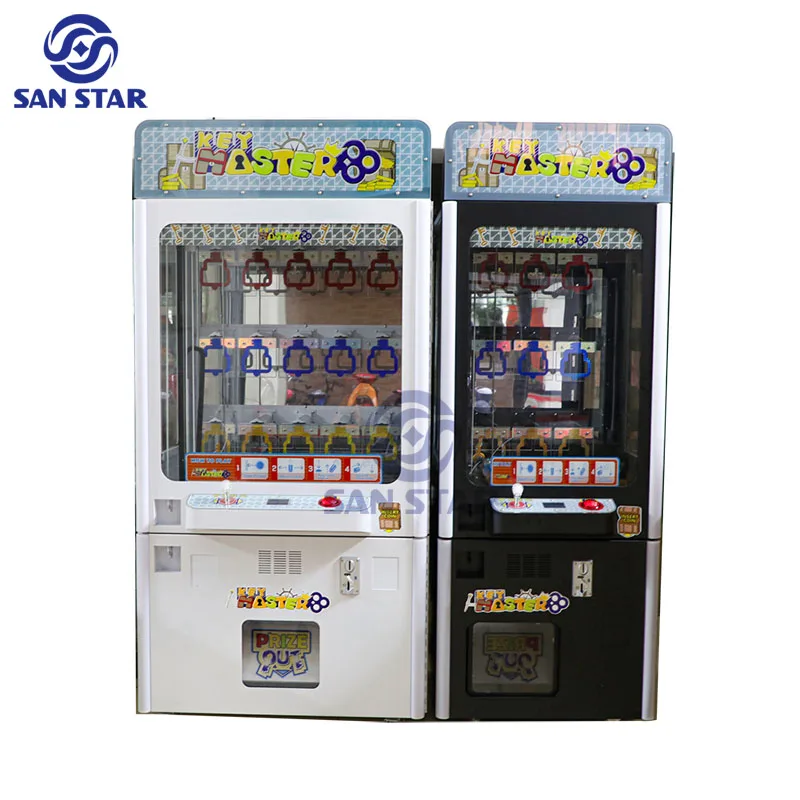 Coin Operated Claw Crane Automatic Arcade Golden Game Lock Key Master