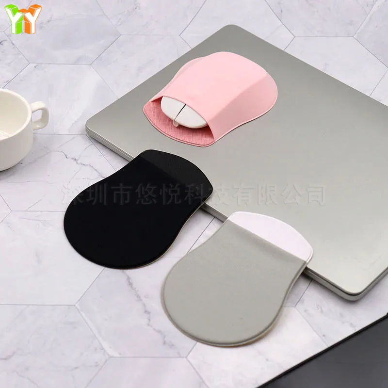 Paquete De 3 Bolsas Universales Para Mouse Adhesivas, Soporte Delgado Para Mouse Mágico, Con Adhesivo Reutilizable, Sin Residuos De Pegamento, Compatible Con Computadora, Laptop, Oficina, Hogar (gris