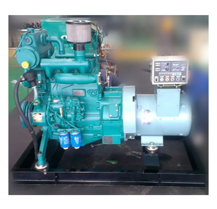saltwater cooled engine marine genset 10kw 15kw 20kva 30kva 50kw diesel generator for vessel