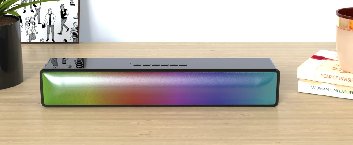 LED RGB Sound Bar Party Wireless Soundbar PC TV Bluetooth Speaker