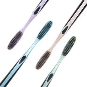 Toothbrush Supplier New Arrival Long Brush Head Toothbrush Korea Hot Selling Four Colors Combination New Teeth Cleaner