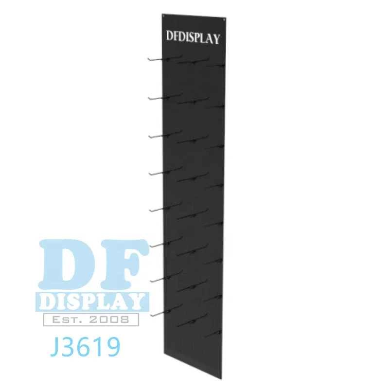 Wall Mounted Pegboard Display With Hooks Acrylic/metal Pegboard Wall