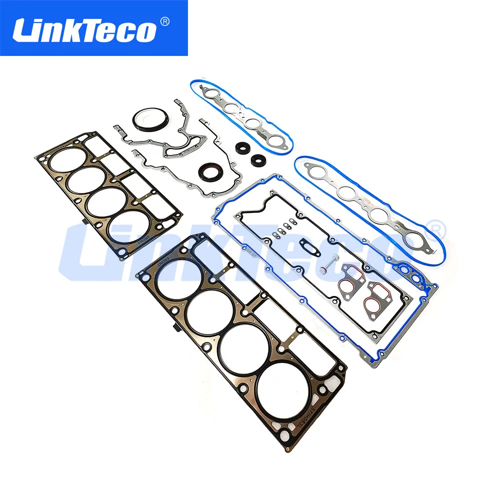 Engine Full Head Gasket Set Kit Crankshaft Seal Oil Pan For Chevrolet